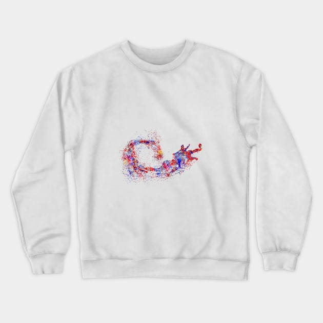 American football player Crewneck Sweatshirt by RosaliArt